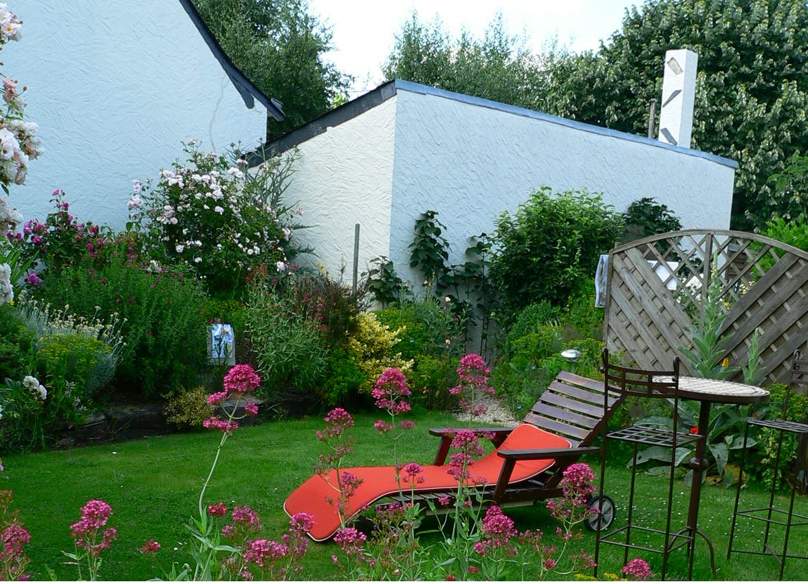 espace jardin privatif avec relax