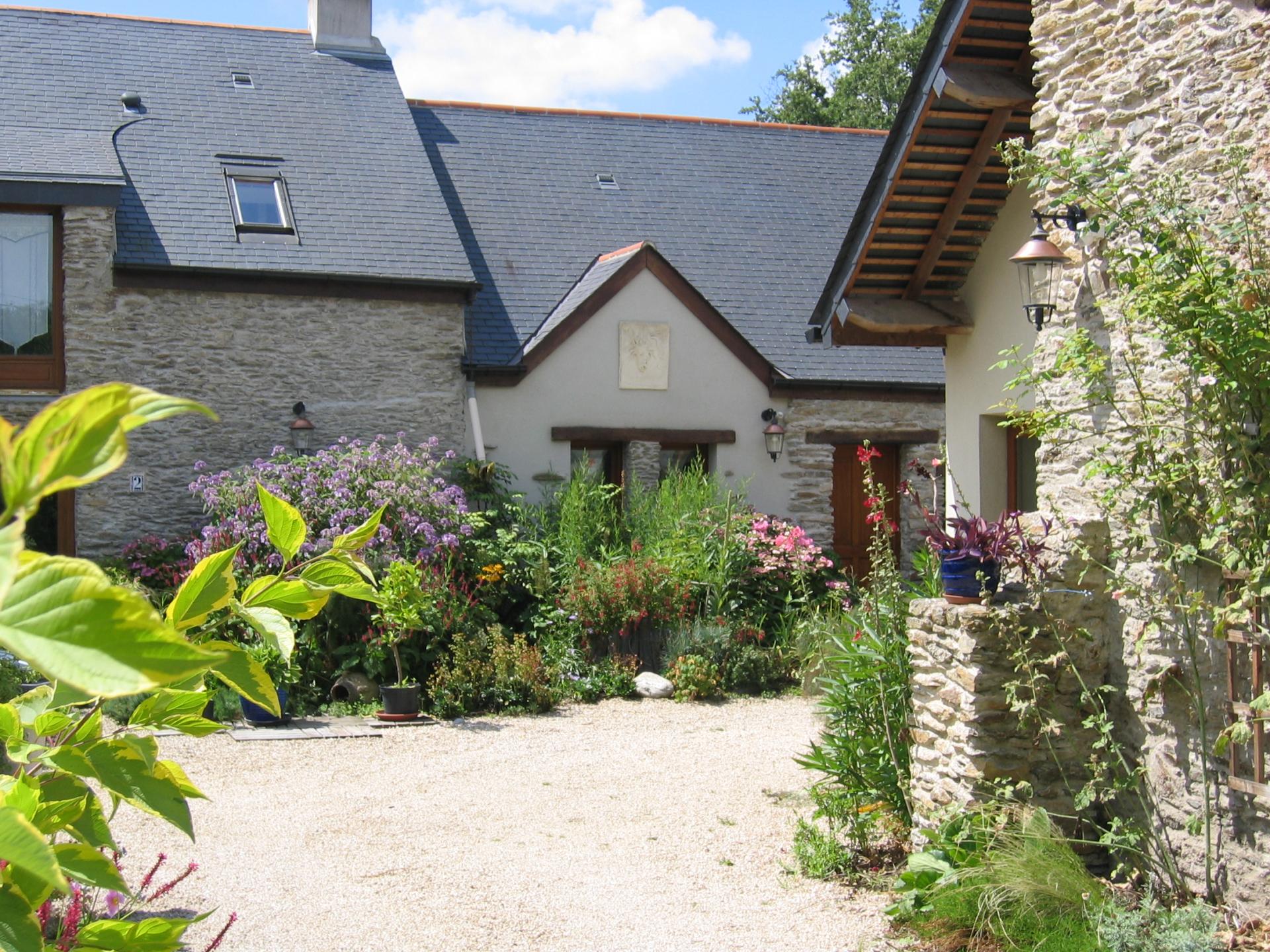 la cour d'entrée